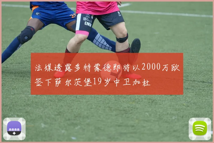 法媒透露多特蒙德即将以2000万欧签下萨尔茨堡19岁中卫加杜